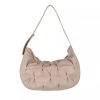 Coccinelle Handbag Smooth Calf Leather Soft Powder Pink Hobo Bag