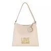 LOVE MOSCHINO Borsa Bonded Pu Avorio Hobo Bag