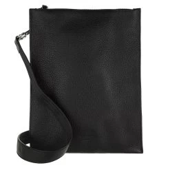 Tiger Of Sweden Medium Leather Travel Bag Black Crossbody Bag