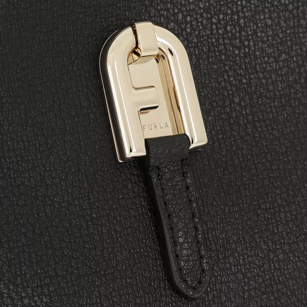 Furla Palazzo Mini Tote Nero Crossbody Bag – Bild 5