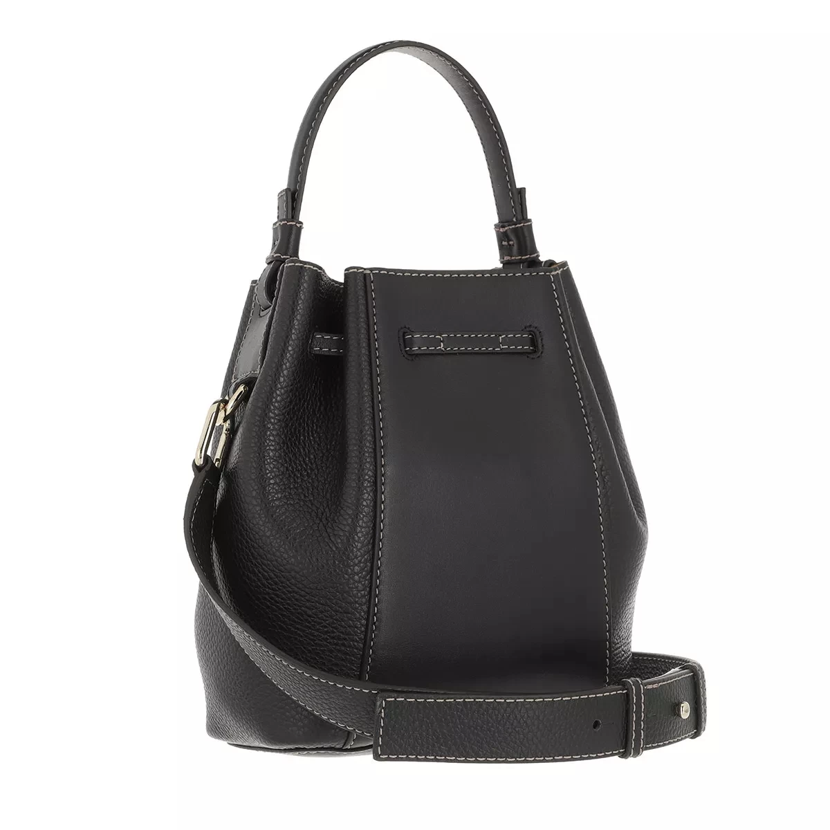Furla Vitello Roma Eracle Nero Bucket Bag – Bild 4