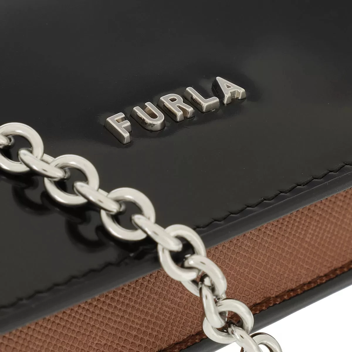 Furla Splendida Micro Bag Nero+Cognac H Mikrotasche – Bild 4