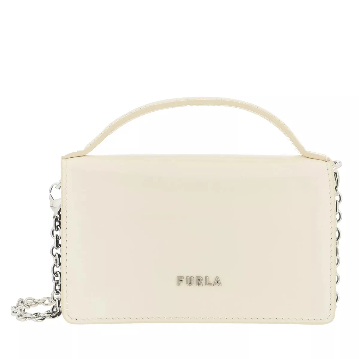 Furla Splendida Micro Bag White Cotton+Nero Mikrotasche