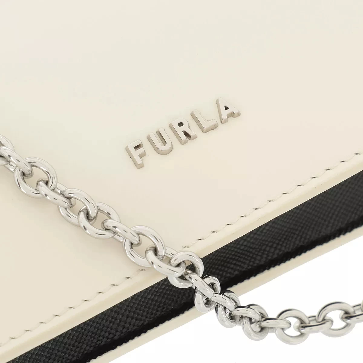 Furla Splendida Micro Bag White Cotton+Nero Mikrotasche – Bild 4