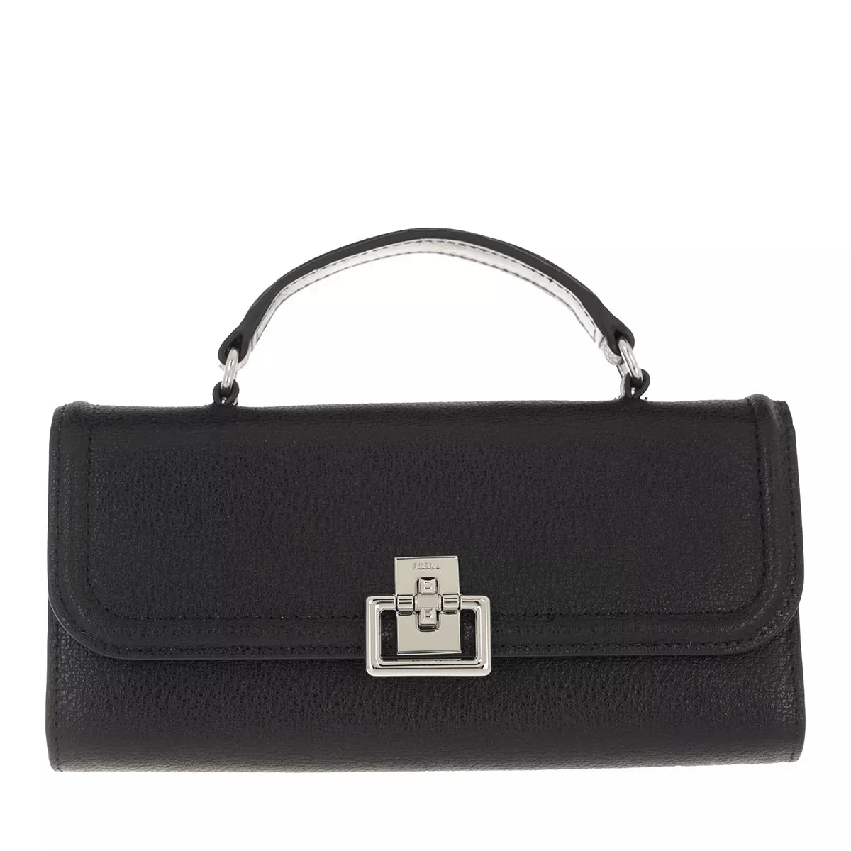 Furla Villa Mini Crossbody Wal Nero Satchel