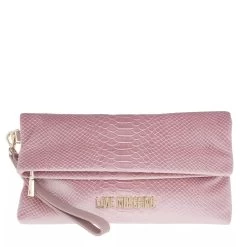 LOVE MOSCHINO Borsa Velluto St.Anaconda Rosa Crossbody Bag