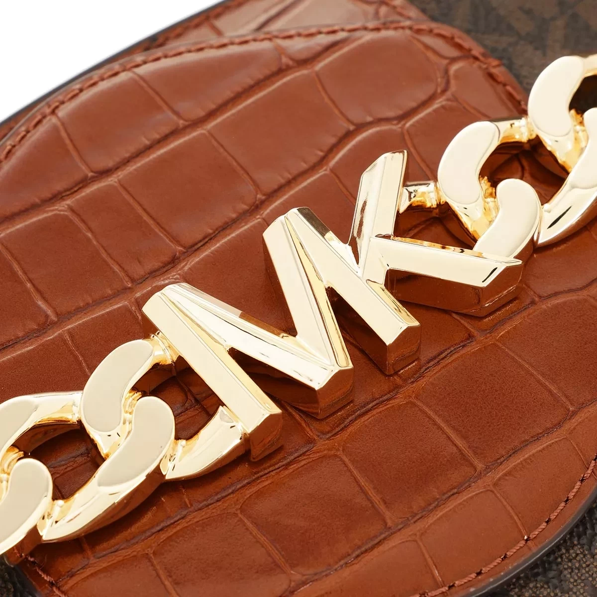 MICHAEL Michael Kors Medium Conv Shoulder Chestnut Hobo Bag – Bild 5