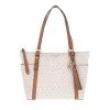 MICHAEL Michael Kors Sullivan Medium Top-Zip Tote Vanilla/Acrn Tote