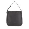Coccinelle Lea Handbag Grained Leather Noir Hobo Bag
