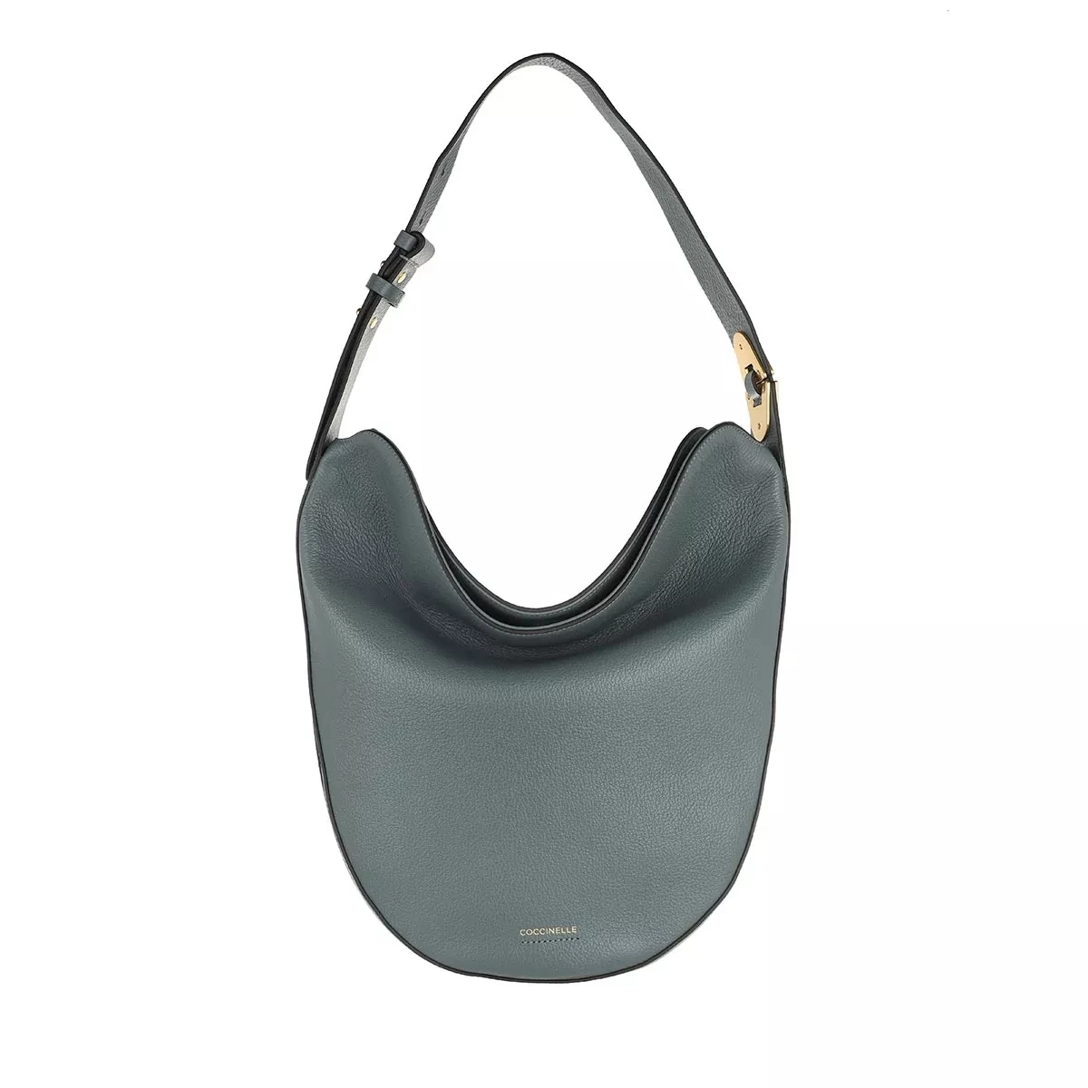 Coccinelle Josephine Handbag Grained Leather / Shark Grey Shark Grey Hobo Bag