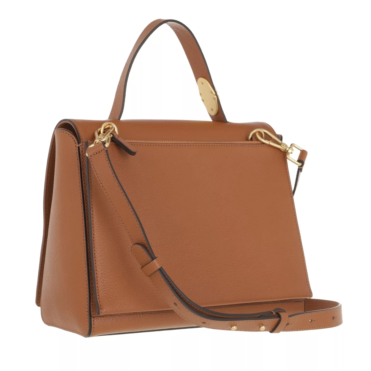 Coccinelle Josephine Handbag Grained Leather / Caramel Caramel Satchel – Bild 4