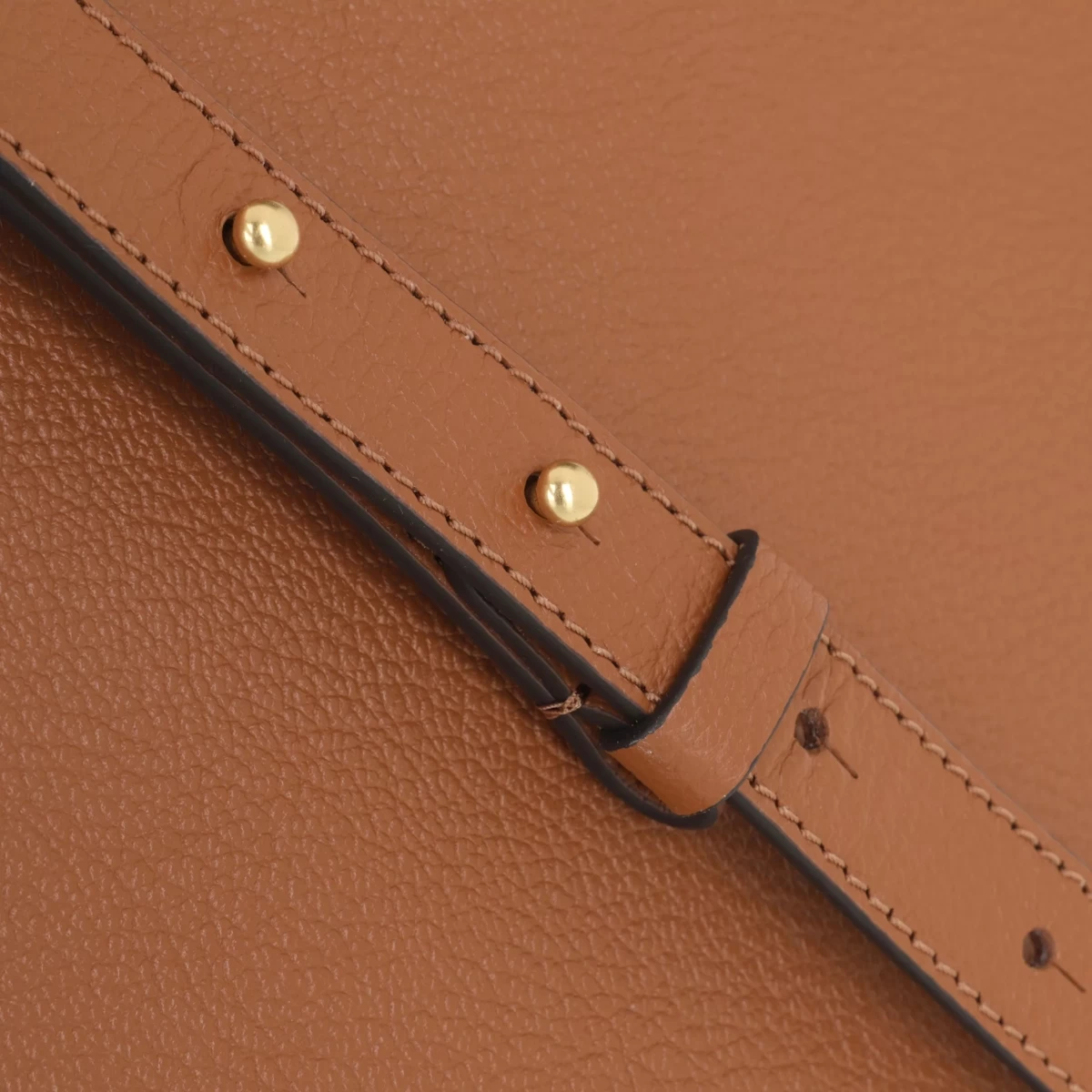 Coccinelle Josephine Handbag Grained Leather / Caramel Caramel Satchel – Bild 5