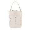 Coccinelle Jude Goodie Lambskin White Bucket Bag