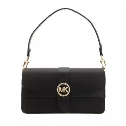 MICHAEL Michael Kors Medium Conv Shoulder Black Crossbody Bag