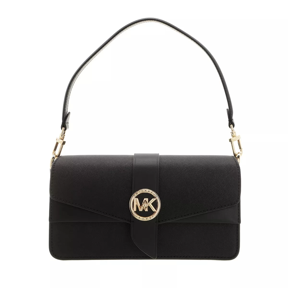 MICHAEL Michael Kors Medium Conv Shoulder Black Crossbody Bag