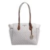 MICHAEL Michael Kors Marilyn Medium Top-Zip Tote Vanilla/Acrn Shopper