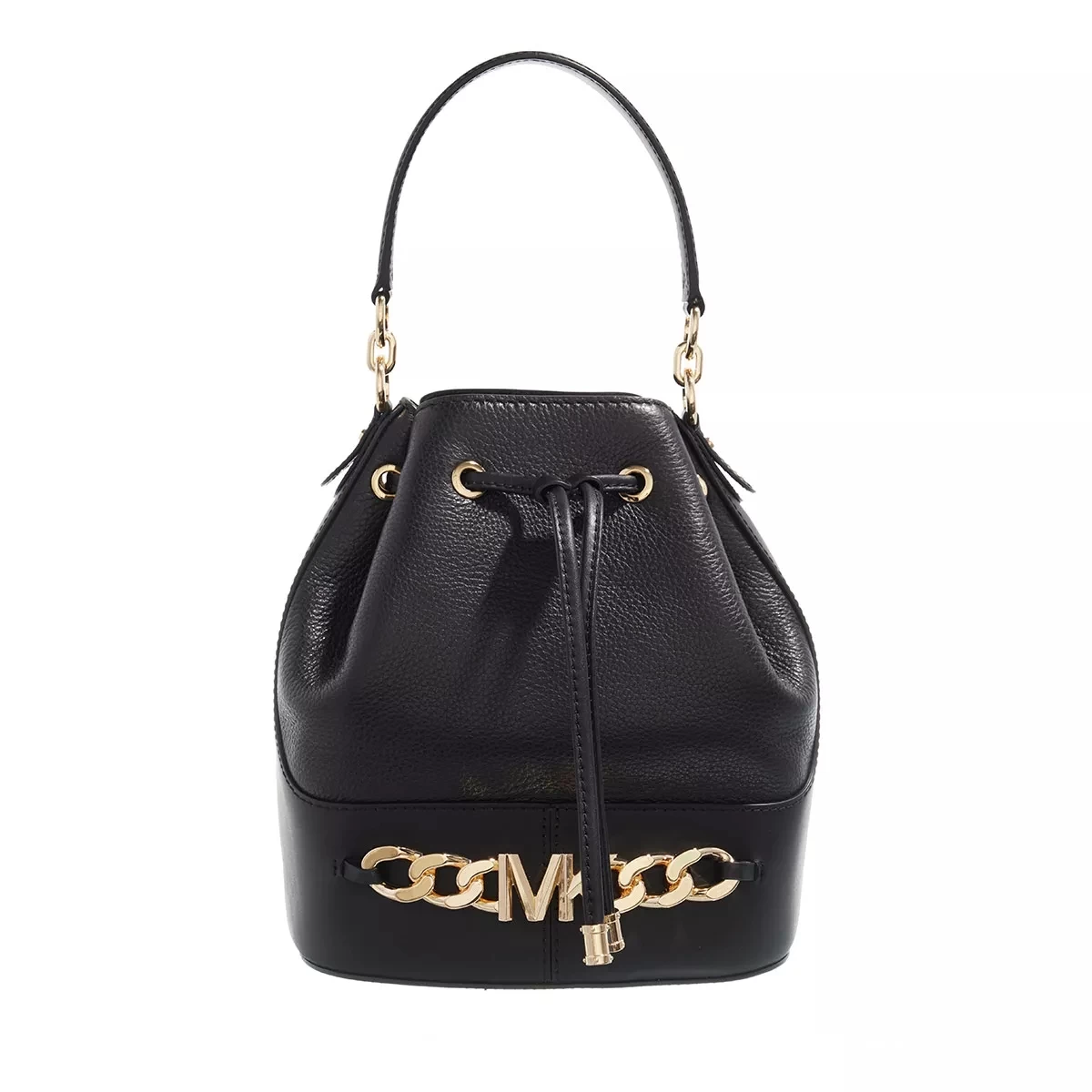 MICHAEL Michael Kors Medium Shoulder Black Bucket Bag