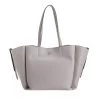 MICHAEL Michael Kors Freya Large Open Tote Bag Pearl Grey Shopper