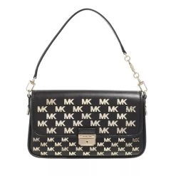 MICHAEL Michael Kors Sm Conv Shoulder Black Satchel