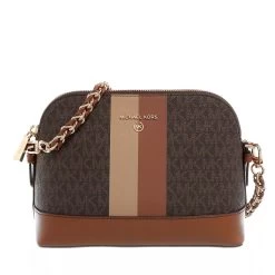 MICHAEL Michael Kors Large Dome Crossbody Brn/Luggage Crossbody Bag