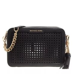MICHAEL Michael Kors Md Camera Bag Perforated Black Camera Bag