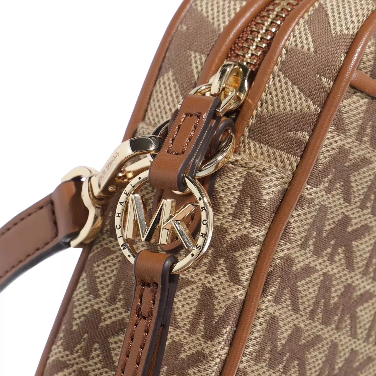 MICHAEL Michael Kors Lg Ew Camera Xbody Beige/Ebony Crossbody Bag – Bild 4