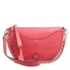 MICHAEL Michael Kors Sm Hlf Moon Cnv Pouchette Dahlia Pochette