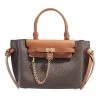 MICHAEL Michael Kors Sm Belted Satchel Brn Acorn Tote