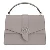 MICHAEL Michael Kors Greenwich Medium Th Satchel Pearl Grey Satchel