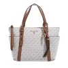 MICHAEL Michael Kors Sullivan Small Convertible Top-Zip Tote Vanilla Acrn Tote