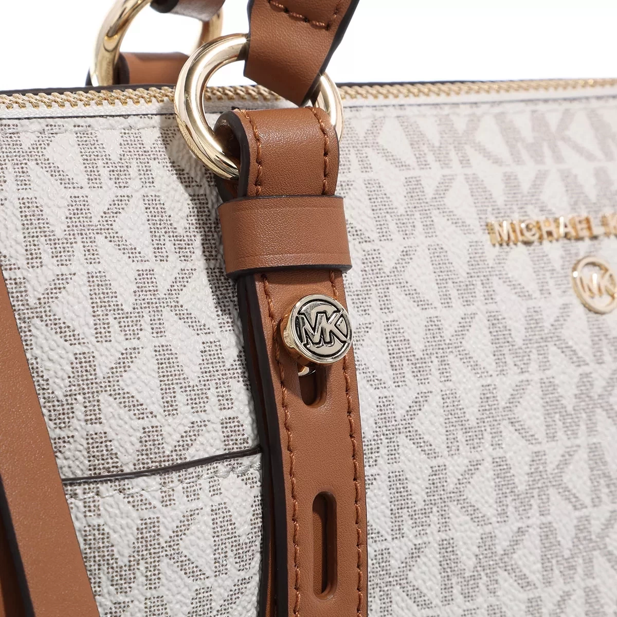 MICHAEL Michael Kors Sullivan Small Convertible Top-Zip Tote Vanilla Acrn Tote – Bild 5