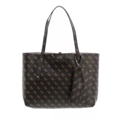 Guess Eco Brenton Tote Brown Logo Shopper