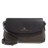 MICHAEL Michael Kors Large Flap Xbody Brown/Black Crossbody Bag