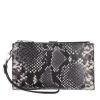 MICHAEL Michael Kors Dblzp Wristlet Black/Wht Wristlet