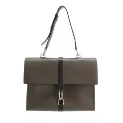 Furla Narciso M Shoulder Bag Salvia C+Dark Salvia+Nero Satchel