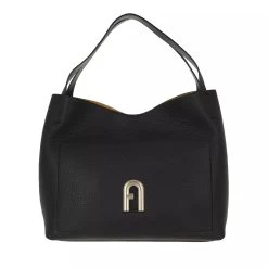 Furla Primula L Hobo - Vitello St.Daino New Nero Hobo Bag