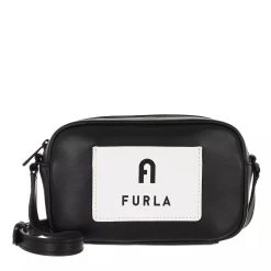 Furla Iris Mini Crossbody Nero+Talco H Crossbody Bag