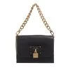 Guess Centre Stage Crossbody Flap Black Crossbody Bag