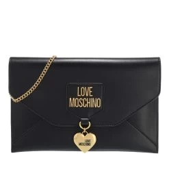 LOVE MOSCHINO Borsa Pu Nero Envelope Bag