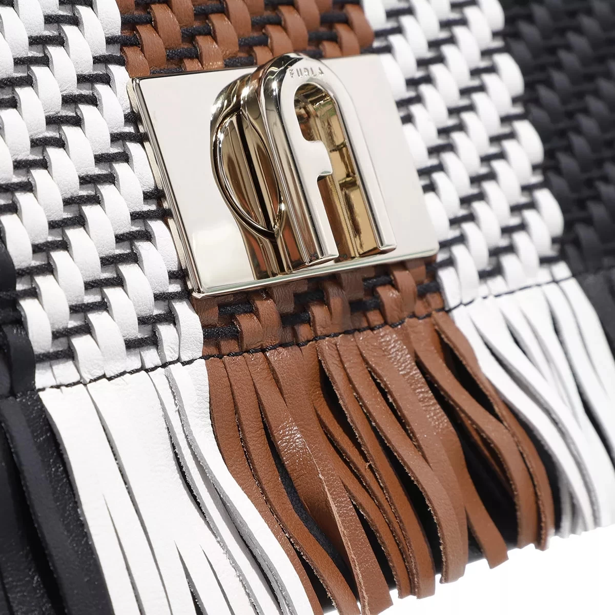 Furla 1927 Mini Crossbody 20 Nero+Talco H+Cognac H Crossbody Bag â Bild 3