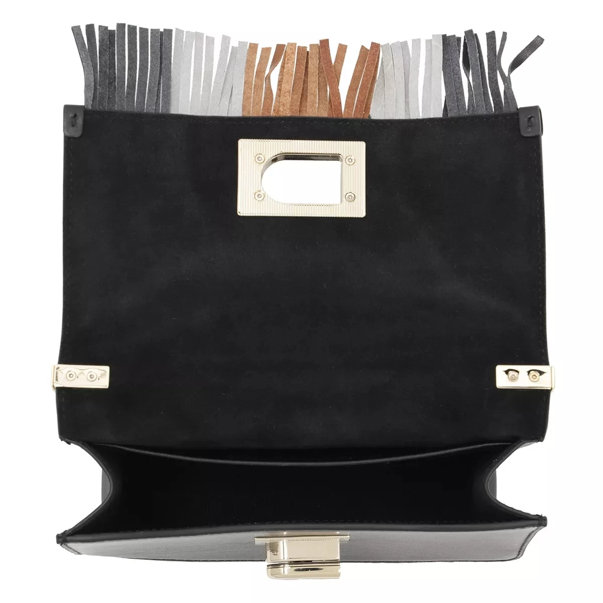 Furla 1927 Mini Crossbody 20 Nero+Talco H+Cognac H Crossbody Bag â Bild 4