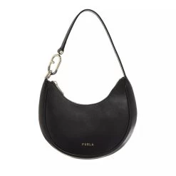 Furla Primavera S Shoulder Bag - Vitello Roma Nero Hobo Bag