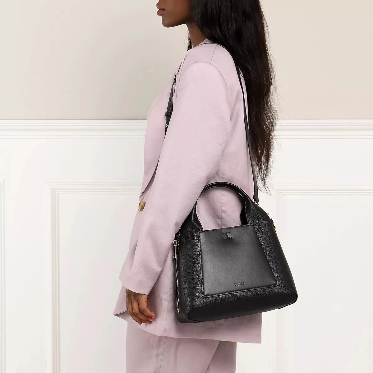 Furla Gilda M Tote Nero+Marmo C Tote – Bild 3