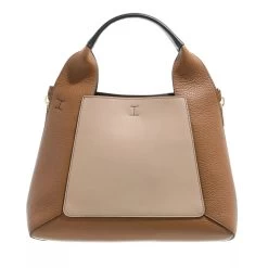 Furla Gilda M Tote Greige+Cognac H+Nero Tote
