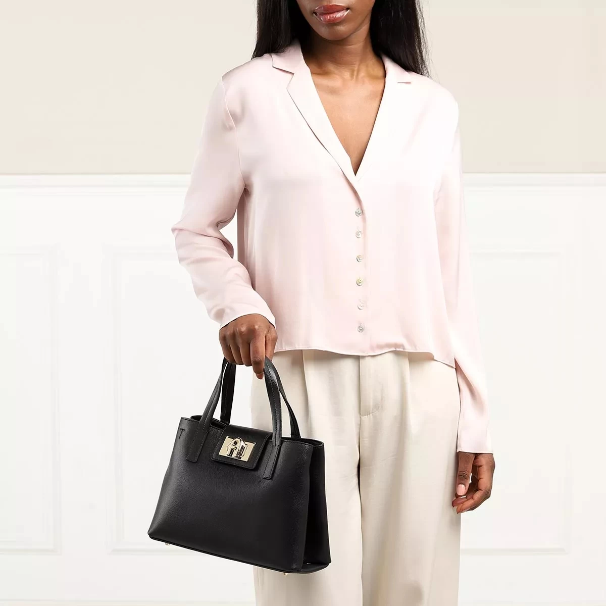 Furla 1927 M Tote Nero Tote – Bild 3