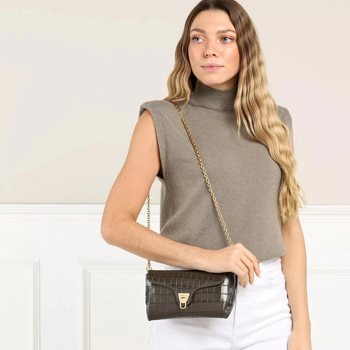 Coccinelle Beat Belt Bag Bark Gürteltasche – Bild 2