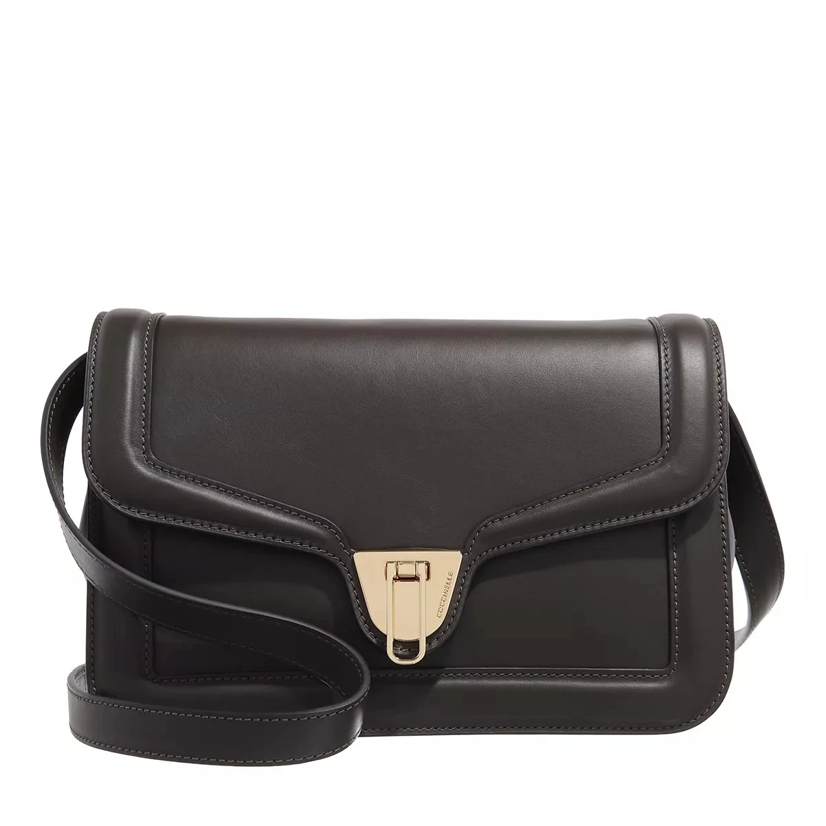 Coccinelle Marvin Twist Handbag Bark Crossbody Bag