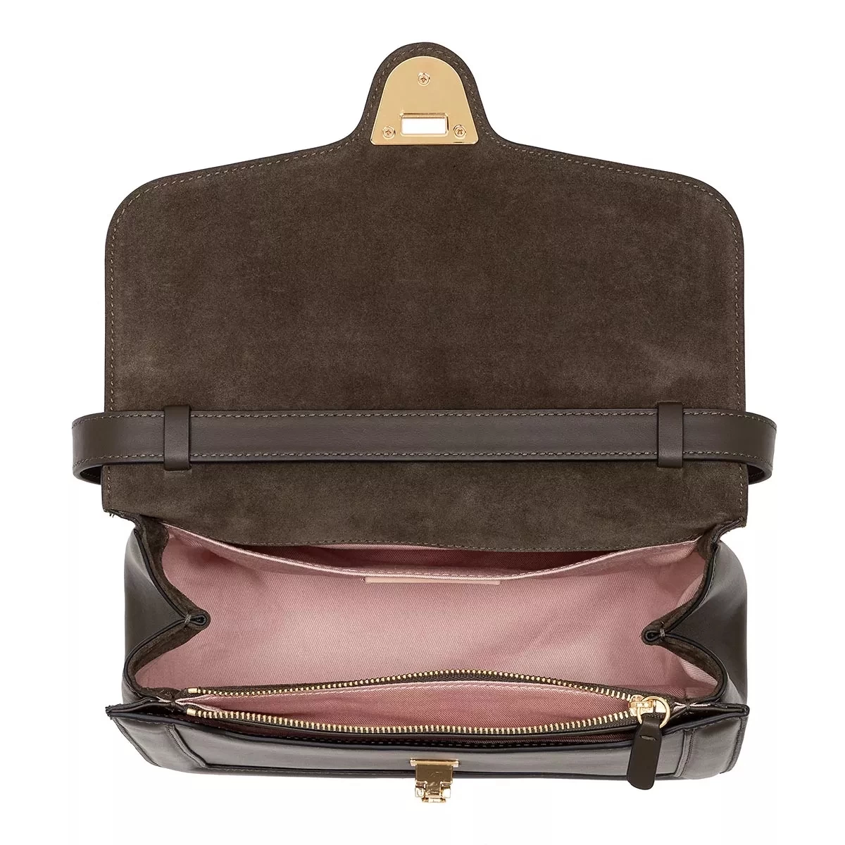 Coccinelle Marvin Twist Handbag Bark Crossbody Bag – Bild 5