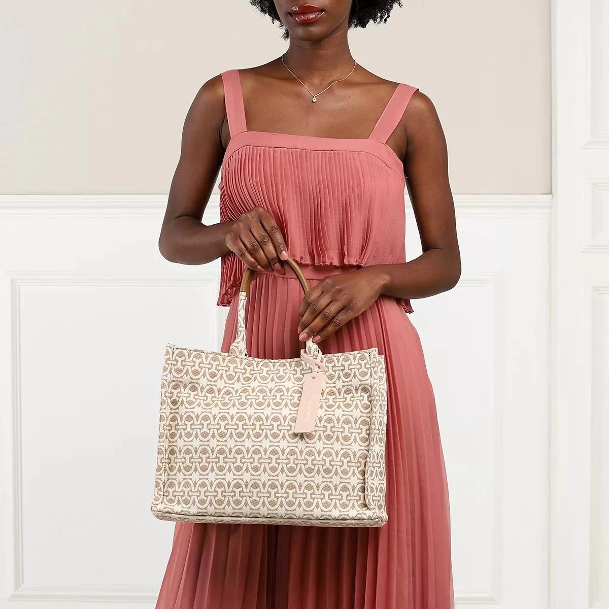 Coccinelle Never Without Bag Jacquard Mult.Natur/Nocc Tote – Bild 2