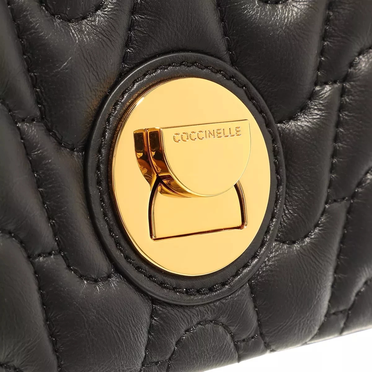 Coccinelle Liya Matelasse Noir Satchel – Bild 5